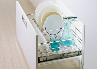 Kitchen drawer basket PTJ008V/U/Q/T with dish rack