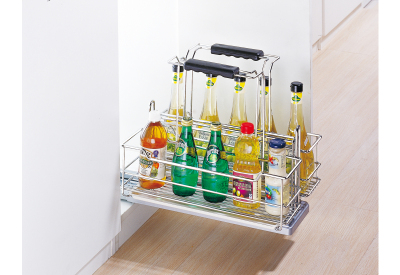 Movable spice rack drawer basket PTJ043