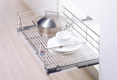 Soft-closing cabinet pull out basket PTJ007A/C/D/E/G/P/H