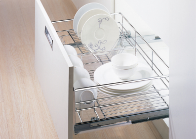 Cabinet pull out baskets dish rack with soft-closing K6PTJ008V/U/Q/T