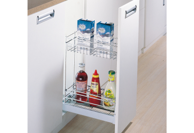 Spice rack drawer basket for kitchen cabinet PTJ023B